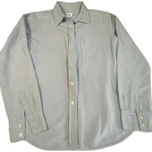 Calvin klein medium logo button up shirt size medium